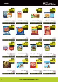Musgrave MarketPlace leaflet Page 24: Aunt Bessies Roasties €21,55, Green Isle straight cut fries €27,54