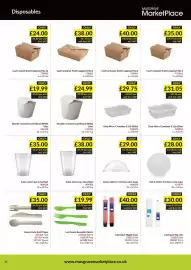 Musgrave MarketPlace leaflet Page 26: Clear Micro Container & Lid €29,75, Dome Lids For 12/16oz Juice Cups €29,00