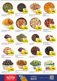 Nesto catalogue Page 10: 18.99 AED 12.99 Pumpkin Seed 500gm بذور اليقطين 500 جم 16.99 AED 9.99 Raisins Golden 500gm زبيب