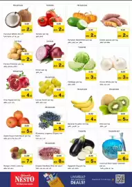 Nesto catalogue Page 2: FRI-SAT-SUN THUR-FRI FRI-SAT-SUN 3.99 AED 2.50 Coconut Whole Per PC جوز هند غير مكشوط بالحبة SAT-SUN
