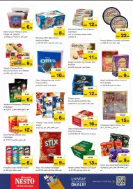 Nesto catalogue Page 4: بيدو Bedo معمول بالتمر مغطس بالشوكولاته 10.95 AED 6.99 Bedo Choco Mamoul Date Finger Jar 400Gm معمول