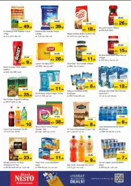 Nesto catalogue Page 6: المدهش Al Mudhish Nezline MILK POWDER New Look 58.95 NOSUS Coffee mate 62.95 AED 49.99 Al Mudhish