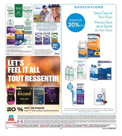 Jean Coutu flyer week 41 Page 6: Dry, tired, Vos yeux sont secs, vitalux irritated eyes? 25% off fatigués, irrités? moist