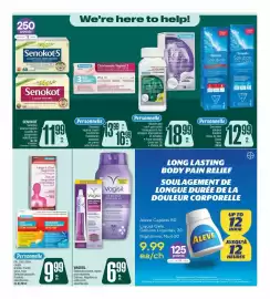 Jean Coutu flyer week 41 Page 3: Vagisil selected creams, wipes and cleansers €6,99, Personnelle selected products €9,99