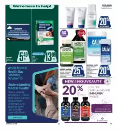 Jean Coutu flyer week 41 Page 4: Adrien Gagnon selected natural health products and vitamins