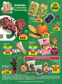 Spar akciós újság hét 41 Oldal 10: Rosé szőlő €689,00, Eisberg pink mix salátakeverék €299,00