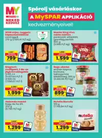 Spar akciós újság hét 41 Oldal 14: Rege uborka €899,00, Master King Viva csirke nachos €1.599,00