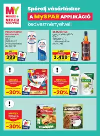 Spar akciós újság hét 41 Oldal 16: St. Hubertus gyógy növénylikőr €3.499,00, Peroni Nastro Azzurro sör €399,00