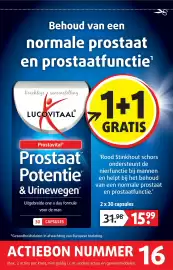 Lucovitaal folder Pagina 17: Lucovitaal Prostavital Prostaat Potentie & Urinewegen €15,99