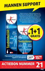Lucovitaal folder Pagina 22: Lucovitaal Testosteron mannen support €15,99