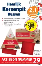 Lucovitaal folder Pagina 30: Lucovitaal Heerlijk Kersenpit Kussen €9,99