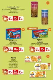 Catalogue Coccimarket page 15: Brossard Brownie Twist €2,05, CRAQUISE Gaufrettes fourrées €1,36