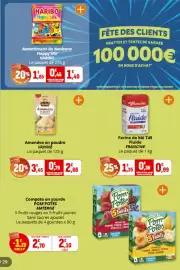 Catalogue Coccimarket page 17: FRANCINE Farine de blé T45 Fluide €0,99, VAHINE Amandes en poudre €2,66