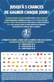 Catalogue Coccimarket page 2: JUSQU'À 5 CHANCES DE GAGNER CHAQUE JOUR! À CHAQUE PASSAGE EN CAISSE ON VOUS OFFRE 1 CARTE À