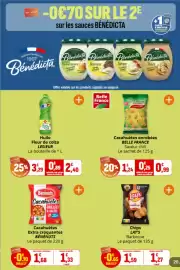 Catalogue Coccimarket page 20: Belle France Cacahuètes enrobées €0,99, LESIEUR Huile Fleur de colza €2,40