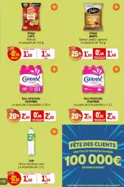 Catalogue Coccimarket page 21: Brets Chips €1,40, 7UP Citron et citron vert €1,14