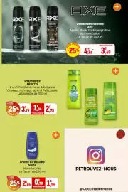 Catalogue Coccimarket page 27: NIVEA Crème de douche Nourrissante €1,95, GARNIER FRUCTIS €2,75