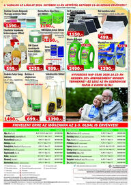 Vianni Drogéria akciós újság hét 41 Oldal 4: Sírkő-tisztító spray €1.390,00, Maxin mosógél €2.490,00
