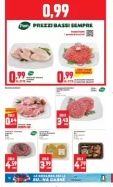 Volantino Pam Pagina 10: Salsiccia luganega di suino Pam €4,59, Cotoletta di pollo e spinaci Valserena €3,99