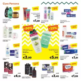 Volantino Unes Pagina 22: Carta igienica kilometrica TENDERLY €1,99, Bagnoschiuma profumazioni assortite PALMOLIVE €3,99