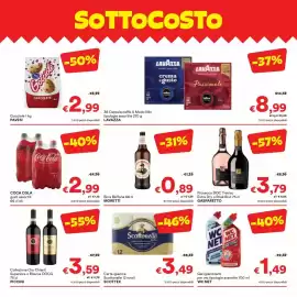 Volantino Unes Pagina 3: Carta igienica Scottonelle €3,49, Coca Cola gusti assortiti €2,99