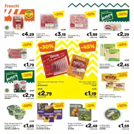 Volantino Unes Pagina 6: Mortadella COATI €1,99, Salumi affettati Snello assortiti €2,45