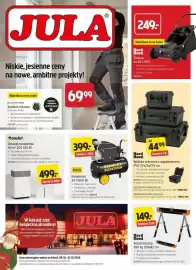 Jula gazetka Strona 1: Kompresor Stanley Fatmax €399,00, Kozioł roboczy Hard Head €149,00