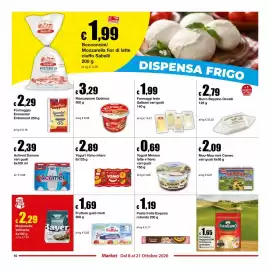 Volantino Sì con te Market Pagina 10: Formaggi fette Galbani vari gusti €1,99, Yogurt Merano €0,69