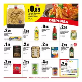 Volantino Sì con te Market Pagina 13: Filetto tonno Consorcio €4,49, Riso Scotti Oro classico €2,15