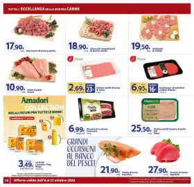 Volantino Sigma Pagina 10: Fettine sottili di lonza di suino €2,69, Fettine sottili di petto di pollo BIO Fileni €25,50