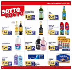 Volantino Sigma Pagina 4: Detersivo liquido Perlana vari tipi €3,29, Detersivo liquido Dixan classico, color €8,99