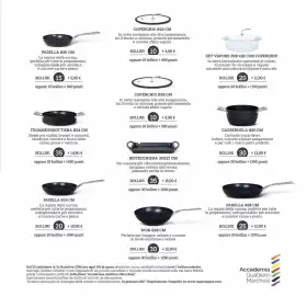 Volantino Sigma Pagina 7: Tegame/risottiera Ø24 cm €14,90, Casseruola Ø20 cm €13,90