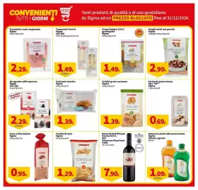 Volantino Sigma Superstore Pagina 8: Frollini grano saraceno Sigma €1,39, Bonarda dell'Oltrepò Pavese D.O.C. Bisi €7,90