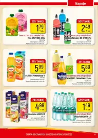 Delikatesy Piotruś Pan gazetka Strona 17: Napój SCHWEPPES, ORANGINA €5,89, Napój izotoniczny DR WITT €2,49