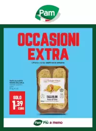 Volantino Pam Pagina 1: Pam OCCASIONI EXTRA Offerte valide dall'8 al 21 ottobre PASTA ALL'UOVO TESORI DELL'ARCA formati