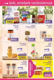 PlusMarket akciós újság Oldal 8: Univer majonéz €990,00, Mackó akácmez €1.290,00