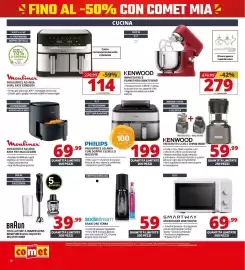 Volantino Comet Pagina 20: Friggitrice ad aria Dual Easy €114,00, Philips friggitrice ad aria con doppio cestello €199,00