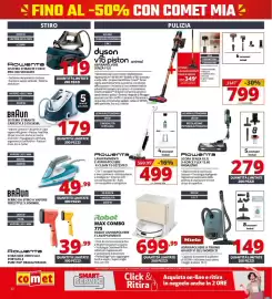 Volantino Comet Pagina 22: Robot Max Combo 775 €699,99, Miele Aspirapolvere a traino Guard S1 Blu Nordico €149,00