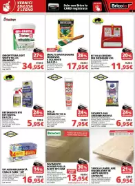 Volantino Brico Io Pagina 4: Pavimento Rovere Puglia €13,95, Smalto antiruggine Fernovus €17,95