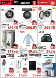 Volantino Brico Io Pagina 5: Akai ferro da stiro leggero €49,90, Lavatrice 6 kg €189,90
