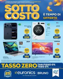 Volantino Euronics Bruno Pagina 1: Lavatrice LG €499,99, IPhone 17 Pro €1.099,00