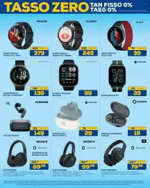Volantino Euronics Bruno Pagina 12: Moto Watch Fit €39,00, Fitness Tracker Bip Max €99,00