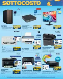 Volantino Euronics Bruno Pagina 18: Hp multifunzione smart tank 510 €159,99, Acer monitor EK241YPOBI €79,99