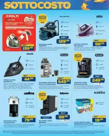 Volantino Euronics Bruno Pagina 24: DeLonghi macchina caffè auto Rivelia €649,99, Ferro da stiro Philips €44,99