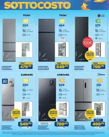 Volantino Euronics Bruno Pagina 28: Frigorifero combinato LG €799,99, Frigorifero French Door Midea €499,99