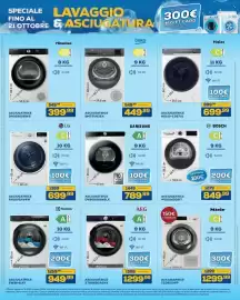 Volantino Euronics Bruno Pagina 29: Samsung asciugatrice €789,99, Asciugatrice Bosch €849,99