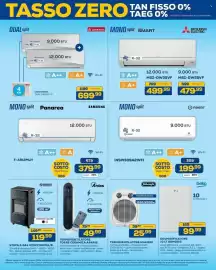Volantino Euronics Bruno Pagina 33: Termostato Ardes €49,99, Mono split Indesit €199,99