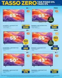 Volantino Euronics Bruno Pagina 4: LG OLED SMART TV 65" €1.299,00, LG Q-NED SMART TV 55" €499,00
