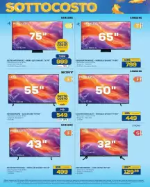 Volantino Euronics Bruno Pagina 5: Samsung QE75QN70FAUXZ - Mini-Led Smart TV 75" €999,00