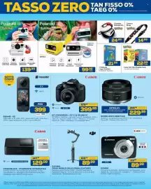 Volantino Euronics Bruno Pagina 8: Pellicola i-type Polaroid €21,99, Insta360 X5 €399,00